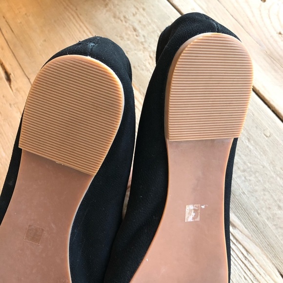 Matt Bernson Waverly Cap Toe Ballet Flats Black suede Size 7M. - Picture 9 of 12